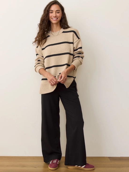 Marine Layer Pants - Marine Layer The Allison Wide Leg Black Trouser Pants New!
